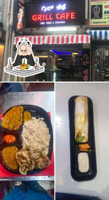The picture of food and interior at GRILL CAFE
