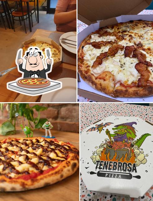 Consiga diferentes variedades de pizza