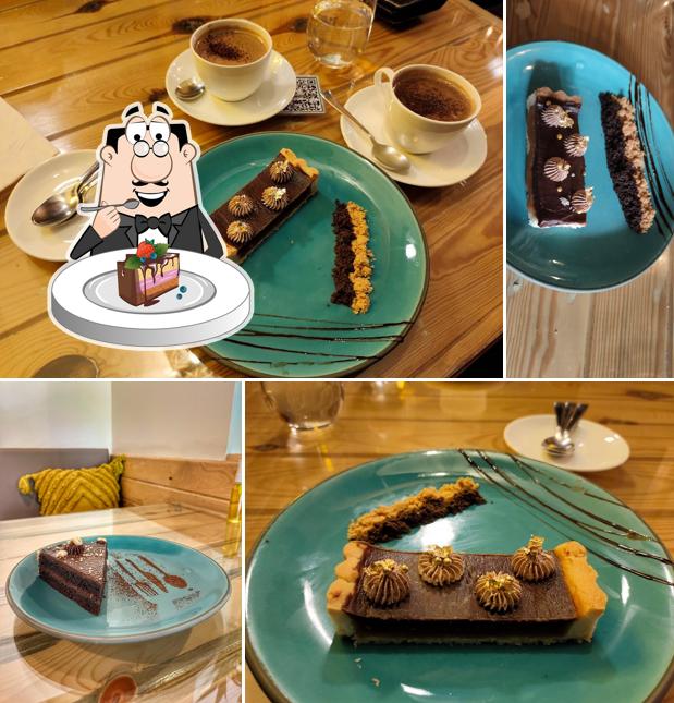 Chocolate cake at Rolling In Dough