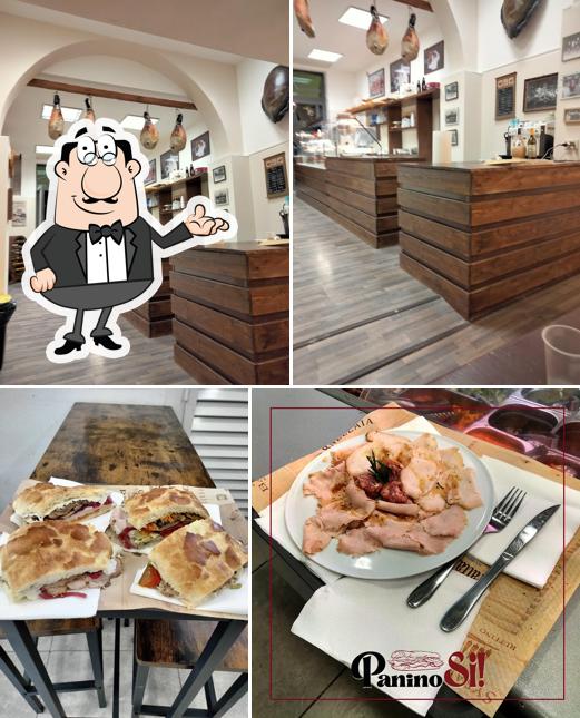 Gli interni di Paninosì! Paninoteca Enoteca