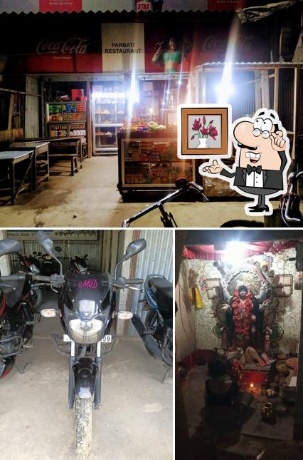 Parbati Restaurant is distinguished by interior and food