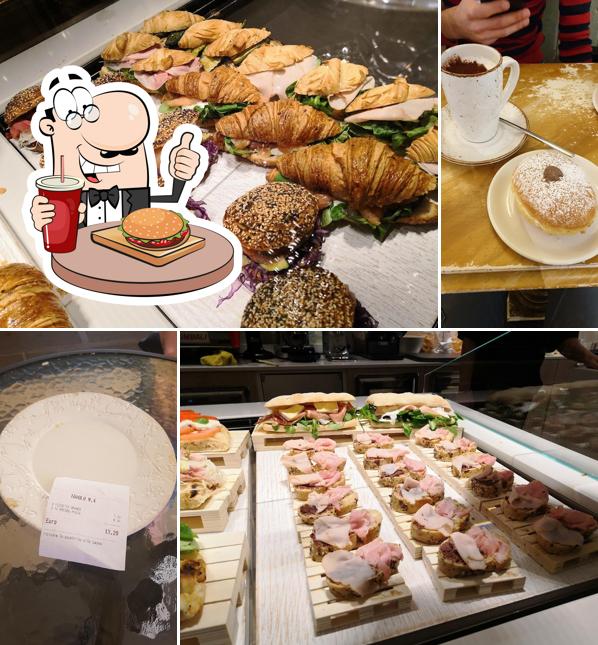 Prenditi un hamburger a Pasticceria Bido