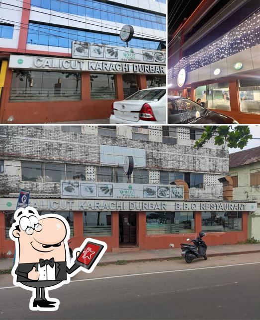 Check out how Calicut Karachi Durbar Beach looks outside