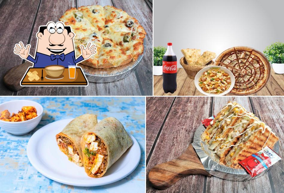 Food at Hunger Pizzaa