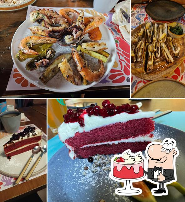 Red velvet cake al Iona seafood pub