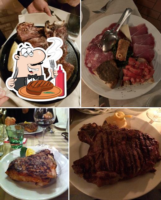 Scegli i piatti di carne a Osteria del Porcellino