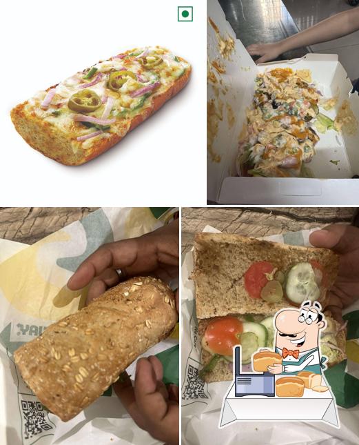 Garlic bread at Subway