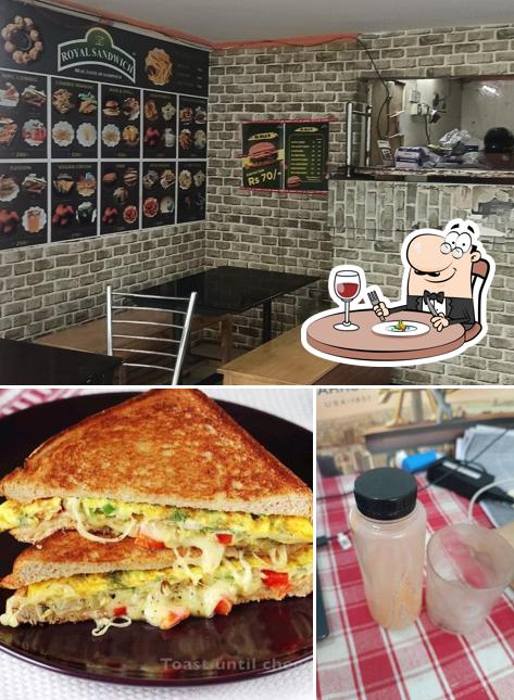 The picture of Royal Sandwich’s food and interior