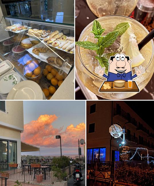 Dai un’occhiata alla foto che raffigura la cibo e esterno di Caffè Del Borgo Di Vacondio Katia