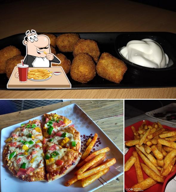 French fries at Kings cafe
