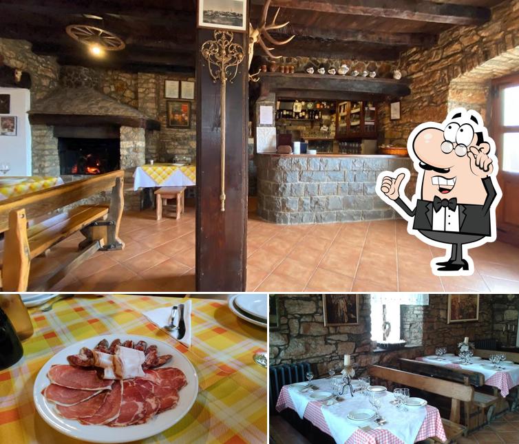 La immagine di interni e cibo da Agroturizam Nežić