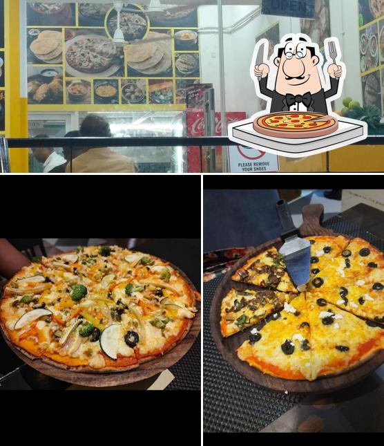 Try out various types of pizza