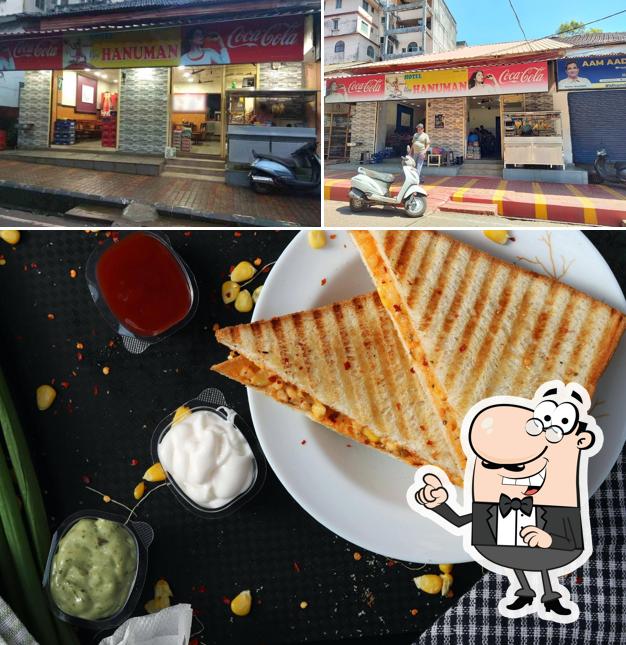 The picture of Hotel Vijay Hanuman’s exterior and food