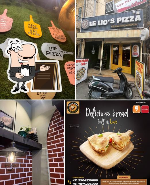 Check out how LE LIO'S PIZZA looks outside