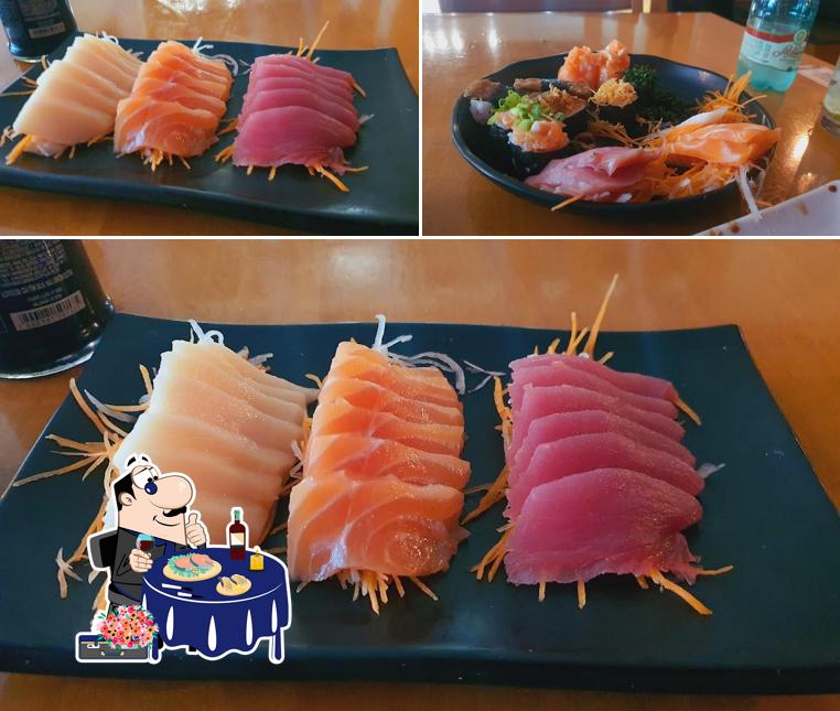 Sashimi em Nashy Sushi BH