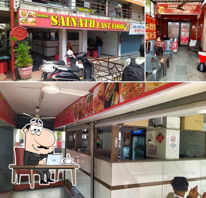 The image of interior and exterior at Shree Sainath Fast Food