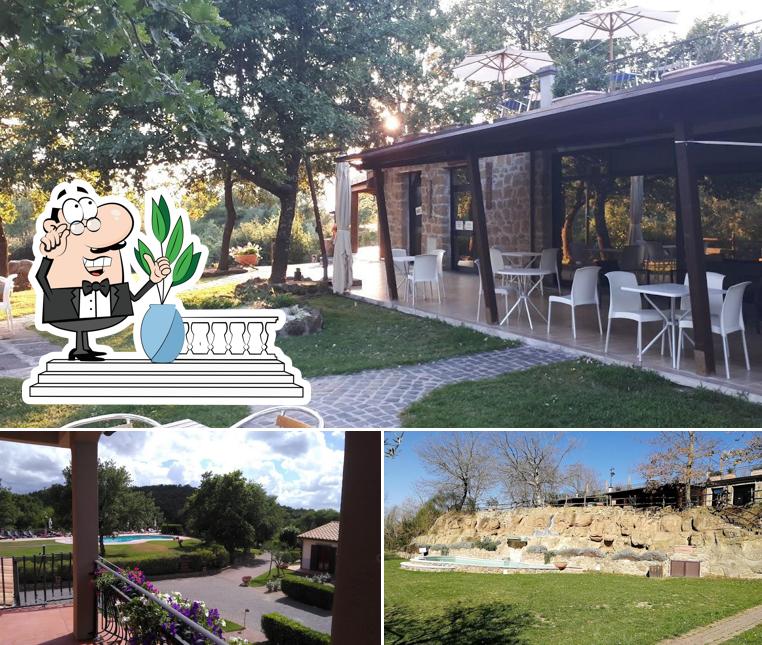Goditi la vista dagli esterni di Villaggio le Querce