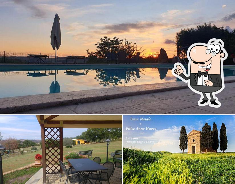 La esterno e interni del ristorante