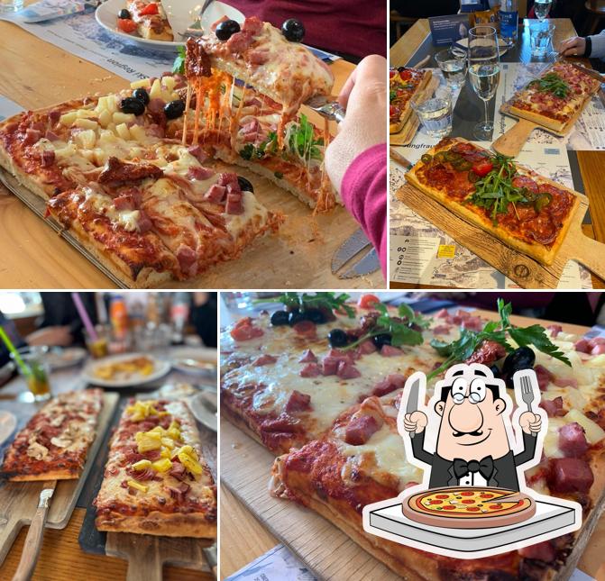 A Bergrestaurant Kleine Scheidegg, puoi assaggiare una bella pizza