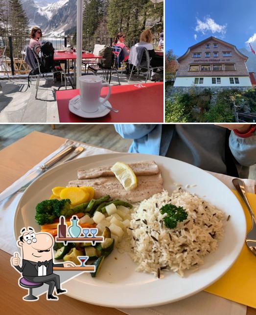 Gli interni di Berggasthaus Forelle