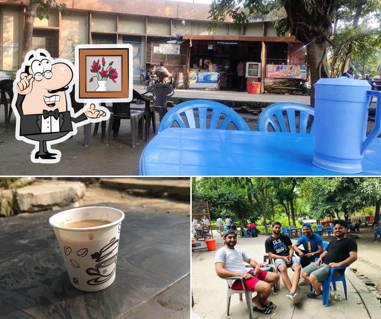 This is the photo depicting interior and beverage at Brijwasi Canteen