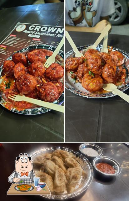 Chicken wings at Crown Bakery & Cafe