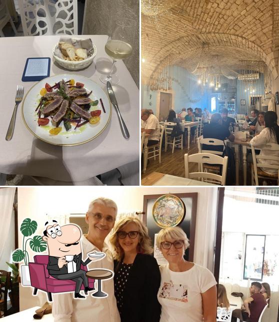 Gli interni di Trattoria San Domenico