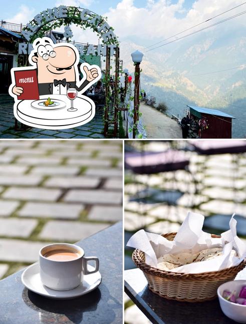 The photo of food and exterior at Alpine cafe & restaurant