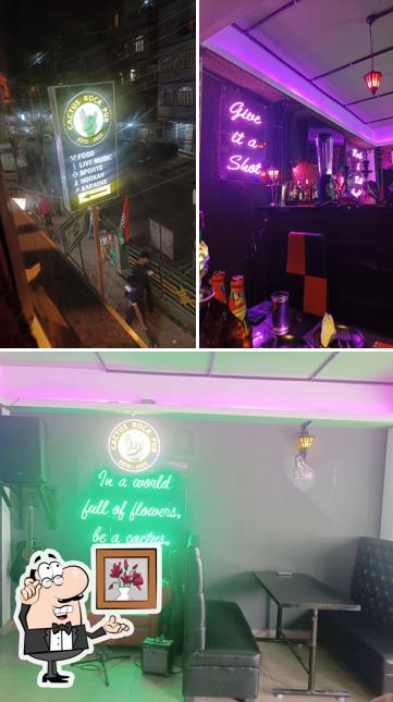 The photo of interior and exterior at Cactus Rock Pub