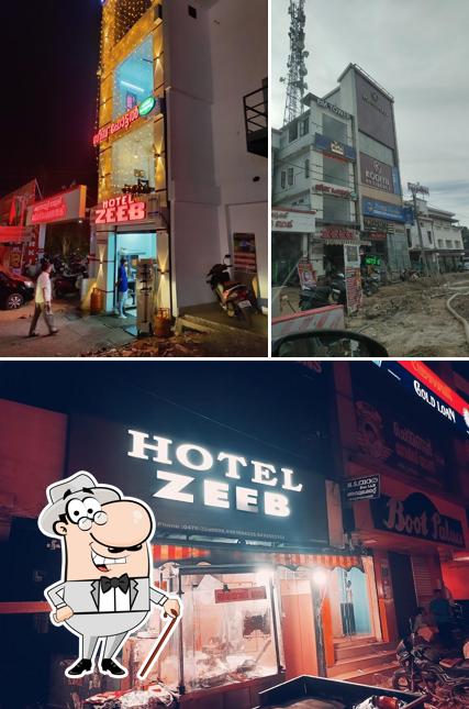 The exterior of Hotel Zeeb