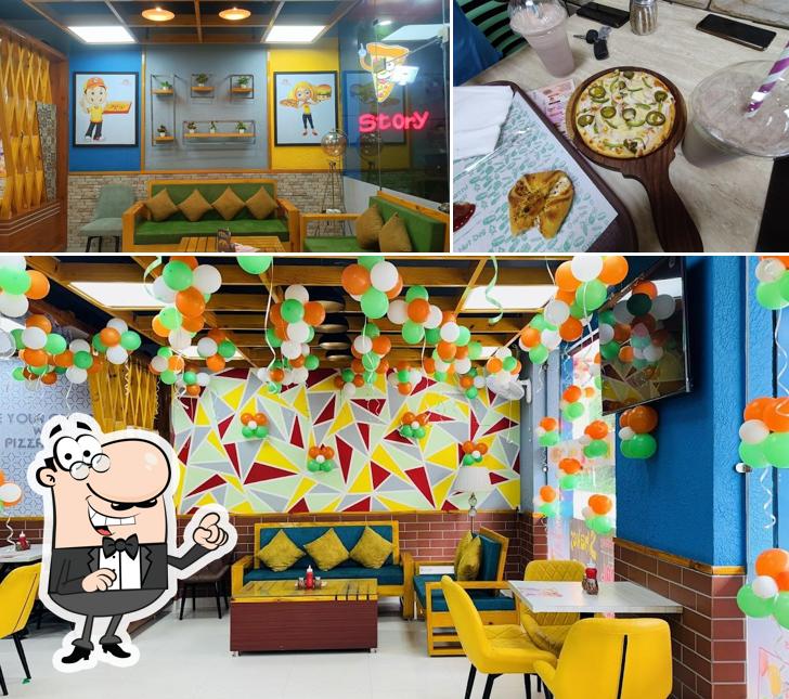 Pizza Story Ghumarwin is distinguished by interior and beverage