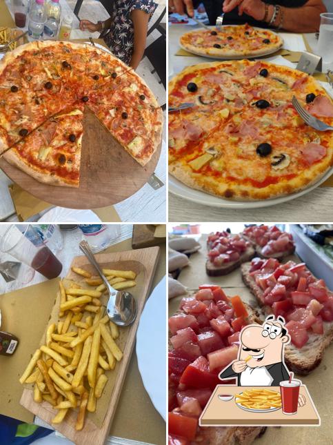 Patatine fritte al Pizzeria Del Mare