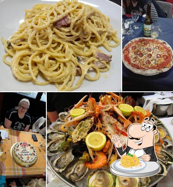 Spaghetti alla carbonara al Ristorante Pizzeria Mambly Bed & Breakfast Fiume ticino