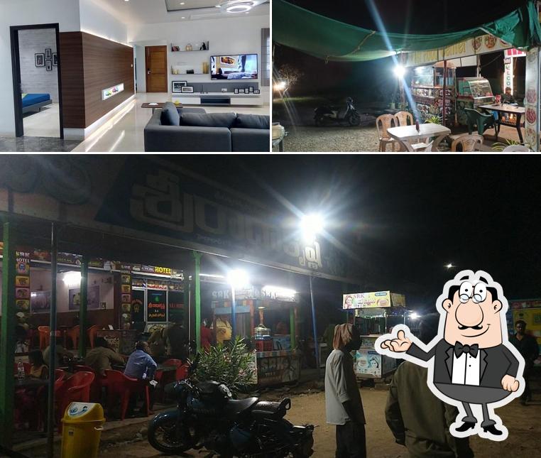 The interior of Sri Annapurna Hotel