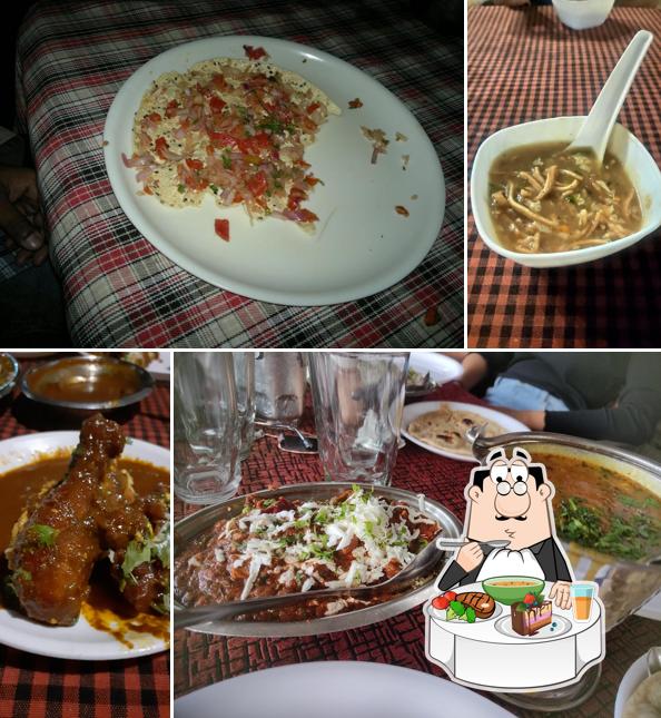 Hot and sour soup at Maratha Family Garden Restaurant