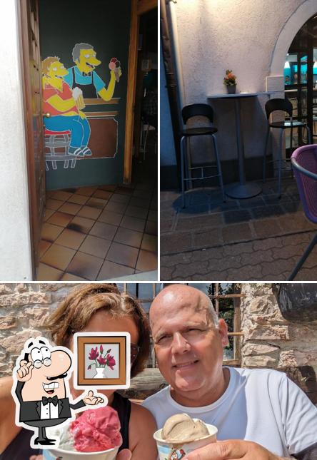 La immagine della interni e cibo di Civico 3 bar gelateria