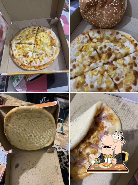 Food at Hot 2 Shot pizza