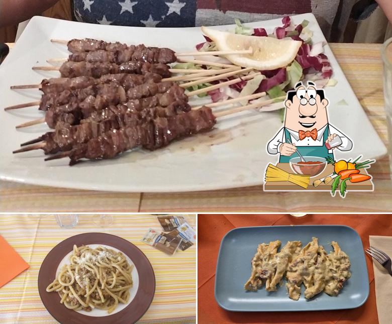 Spaghetti alla bolognese al Ristorante La Brusta - Sapori Rustici Toscani