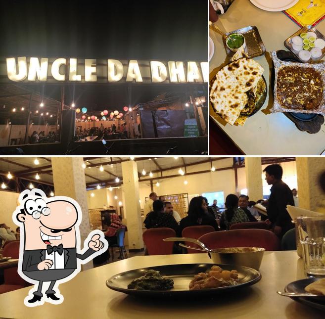 Take a seat at one of the tables at Uncle Da Dhaba