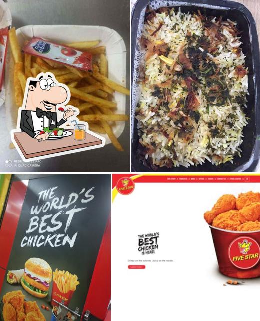 Food at Five Star Chicken