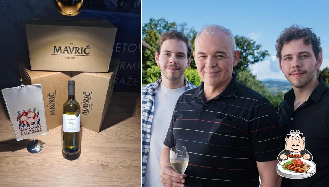 Cibo al MAVRIČ Danilo wines