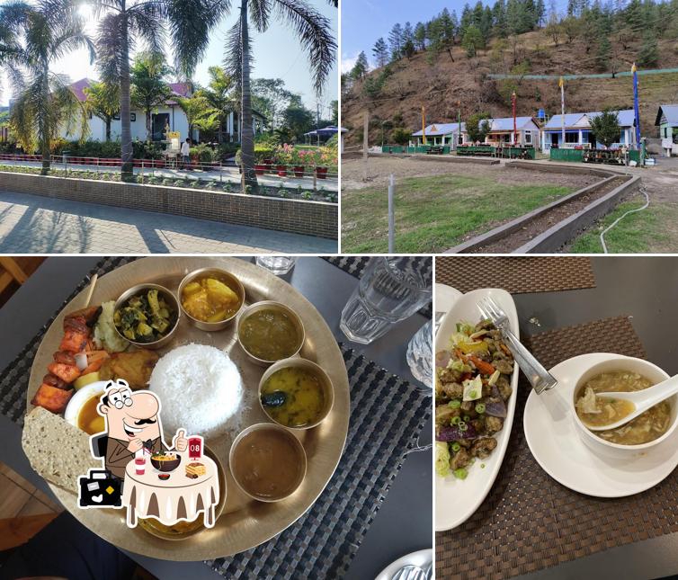 The restaurant's food and exterior