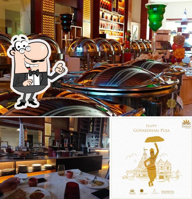 Check out the outside area of Thyme Restaurant - The Umrao