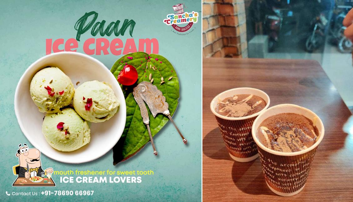 Chocolate mousse at Sancha’s creamery