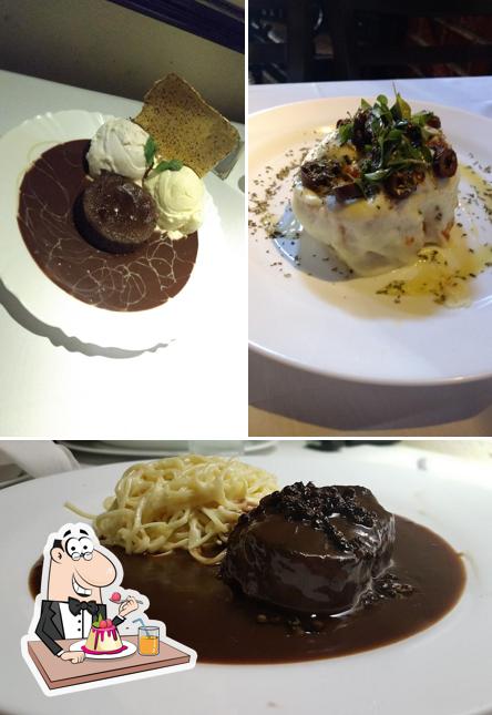 Buca Trattoria serve uma seleção de sobremesas