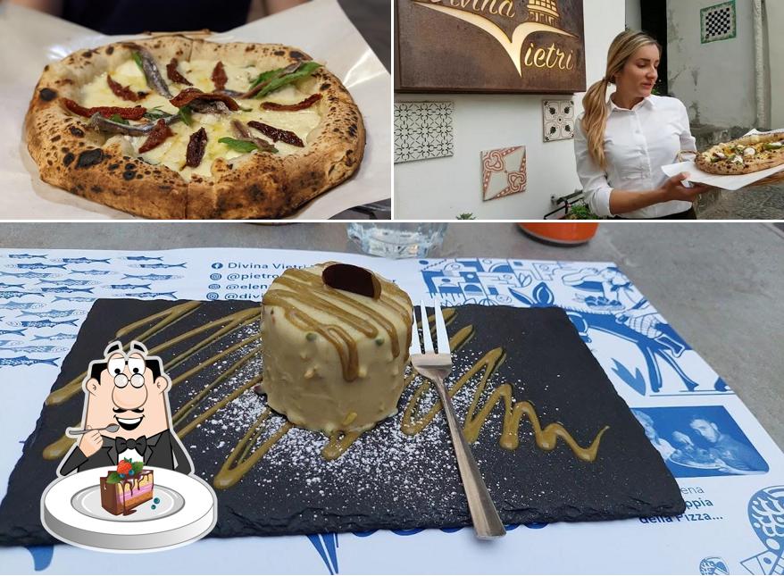 Torta al cioccolato al Divina Vietri Pizzeria Marinara