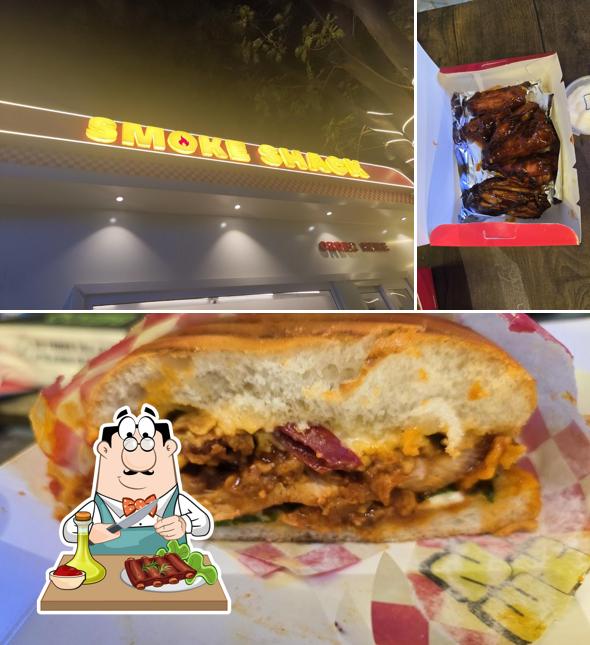 Baby back ribs at SmokeShack