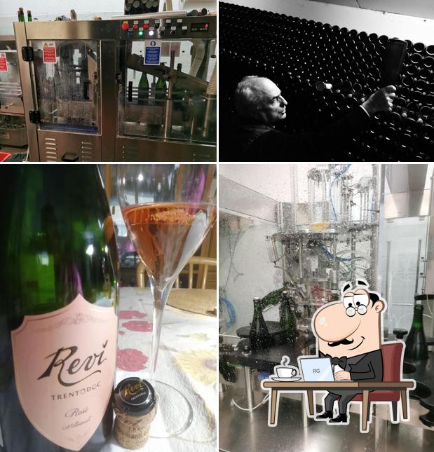 Siediti a un tavolo di Revì Trentodoc - cantina e vigneto