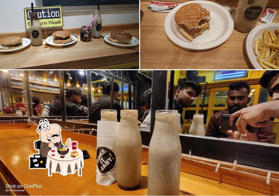 Food at Shake it baby