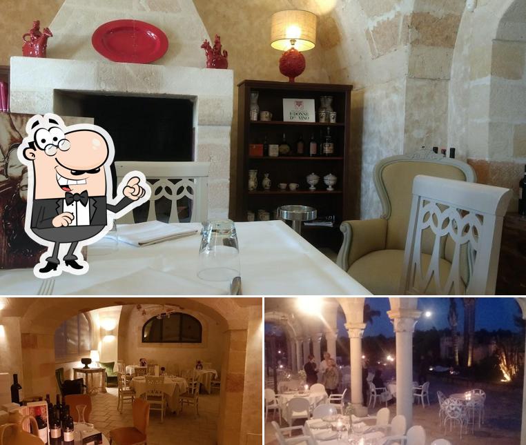 Gli interni di Masseria del Sale